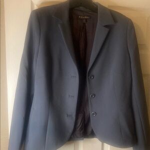 Brooks Brothers Gray Blazer Structured Tailored Fit
